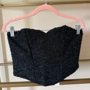 NEW Express Tweed Bustier Corset Top Size S